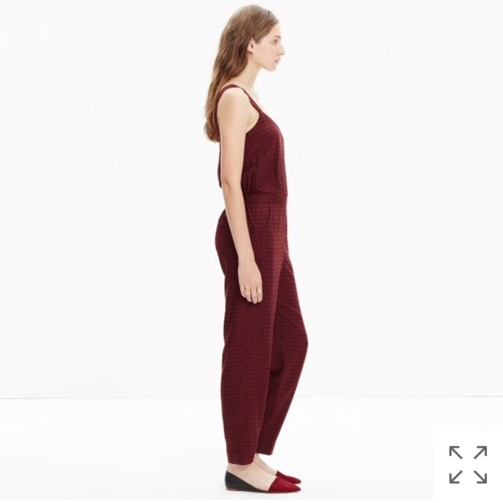 Madewell Tompkins Tank Jumpsuit in Hashtag Stripe - Picture 2 of 10